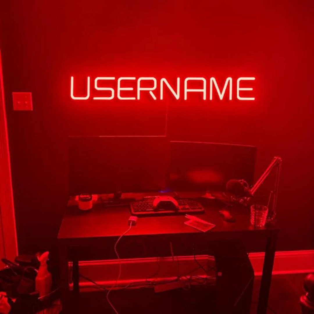 Custom Gamer Room Neon Sign