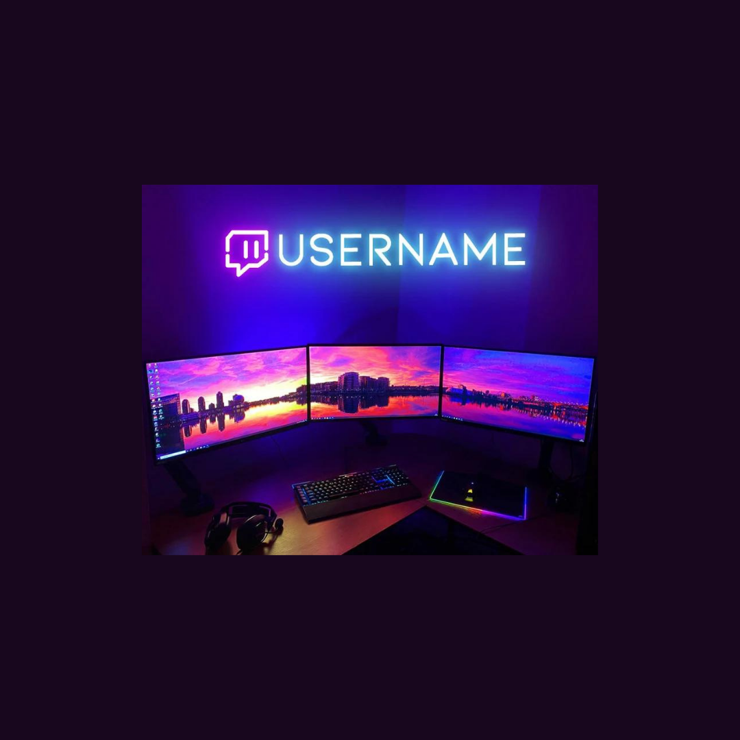 Custom Gamer Room Neon Sign