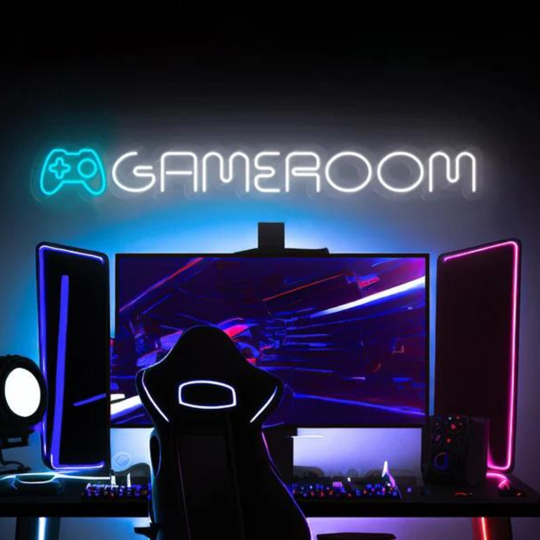 Custom Gamer Room Neon Sign